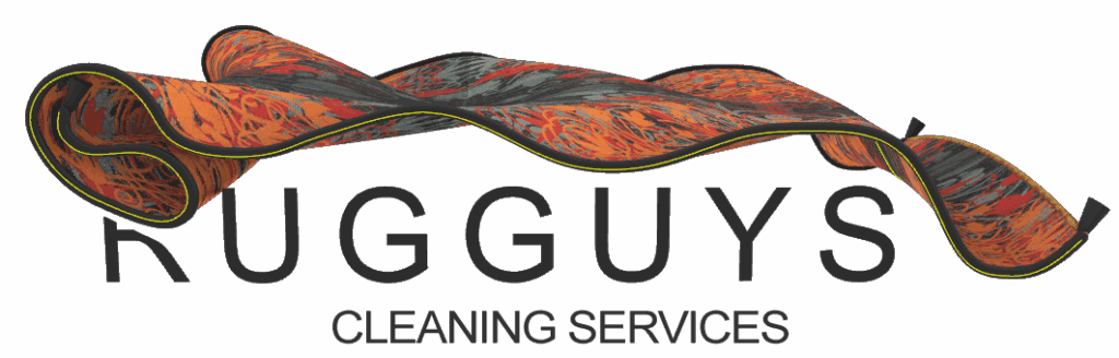 RugGuys luxury Oriental rug cleaning and restoration logo in Dallas Fort Worth