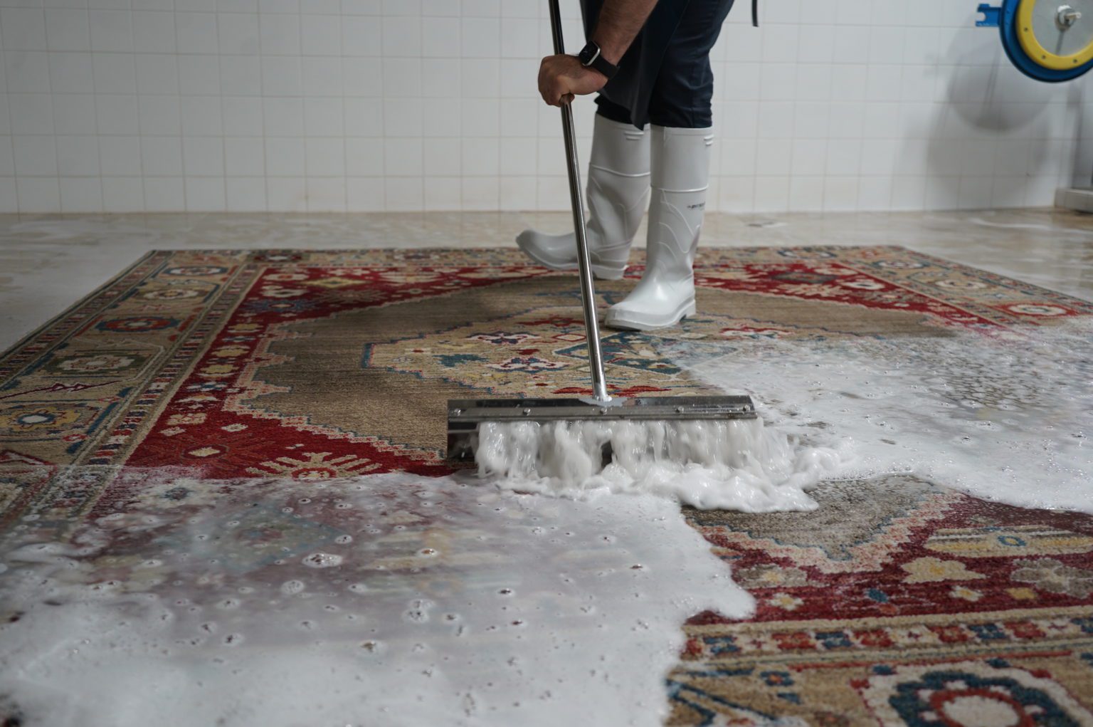 Deep oriental rug cleaning at rugguys